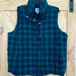 Old Navy - Women’s Quilted Plaid Flannel Vest